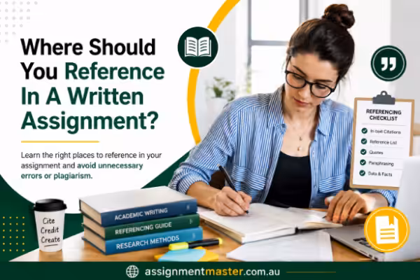 reference written assignment
